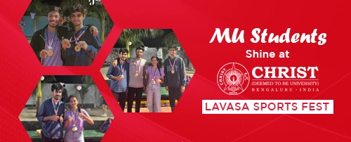 MU students shine at Christ University Lavasa Sports Fest