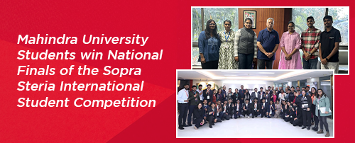 Mahindra University Students win National Finals